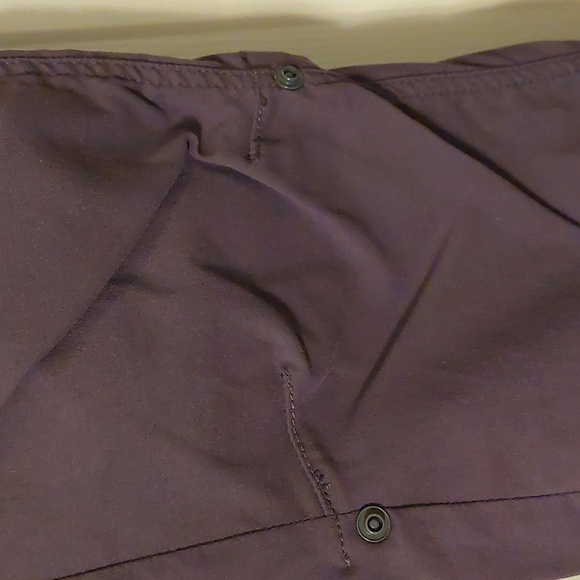 Prana Halle Coal/Dark Gray Hiking Pant, Boot Cut, sz 8, Adjustable Waist - Picture 3 of 10